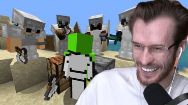 Заквиель СМОТРИТ: Майнкрафт Спидраннер VS 4 Охотника ВОЗРОЖДЕНИЕ | Dream