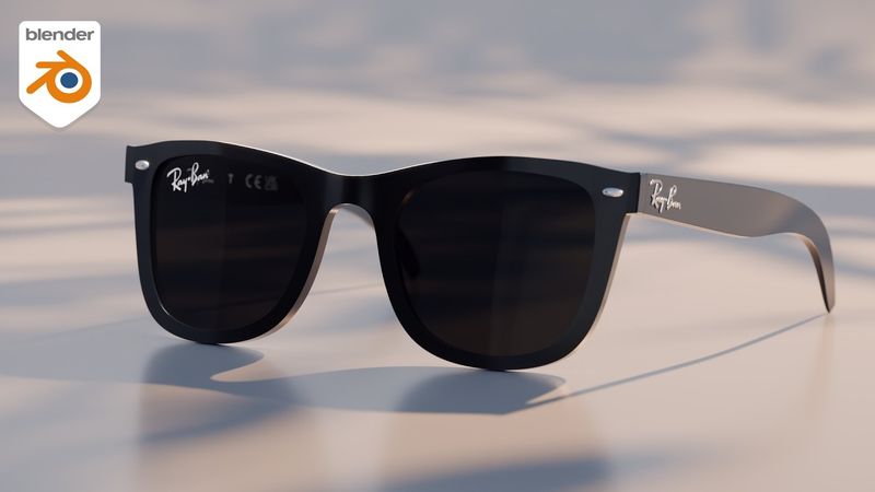Como modelar um Rayban no Blender