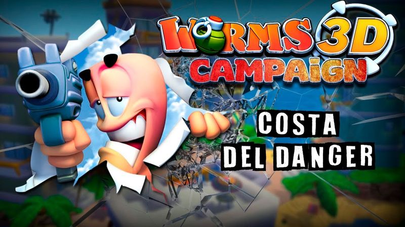 Costa Del Danger (Gold) | Worms 3D