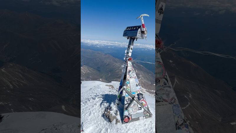 Вершина Эльбруса | Mountain Elbrus Peak         #elbrus #mountelbrus #эльбрус #вершинаэльбруса