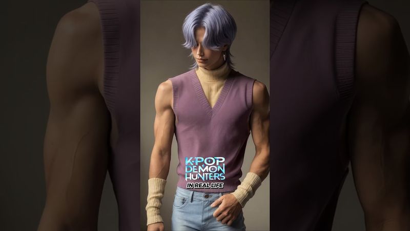 THE DARK SIDE OF K-POP 😈🎤 What do you think of this live-action version of Kpop Demon Hunters? #kpop