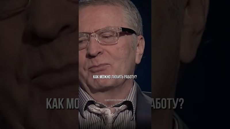 КАК МОЖНО ЛЮБИТЬ РАБОТУ? — Владимир Жириновский