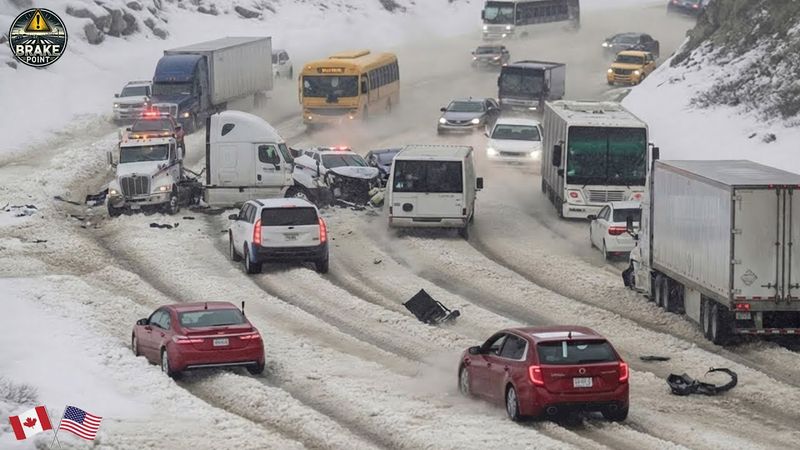 Urban Winter Nightmares Caught on Camera 2026 | Idiots in Cars