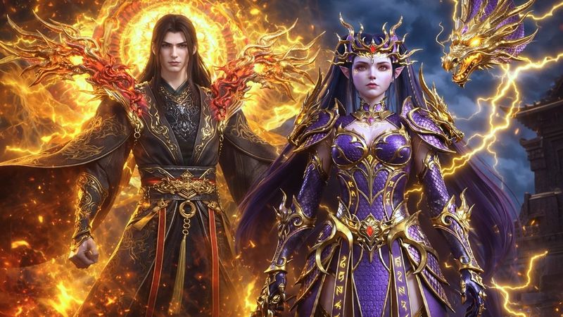 Расколотая Битвой Синева Небес - Арка Драконов: Рождение Императрицы Цзы Янь! Сяо Янь спас Остров!