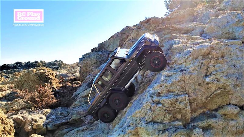 [4K]RC Car Traxxas TRX6 Benz Igidae Park Rock Crawling