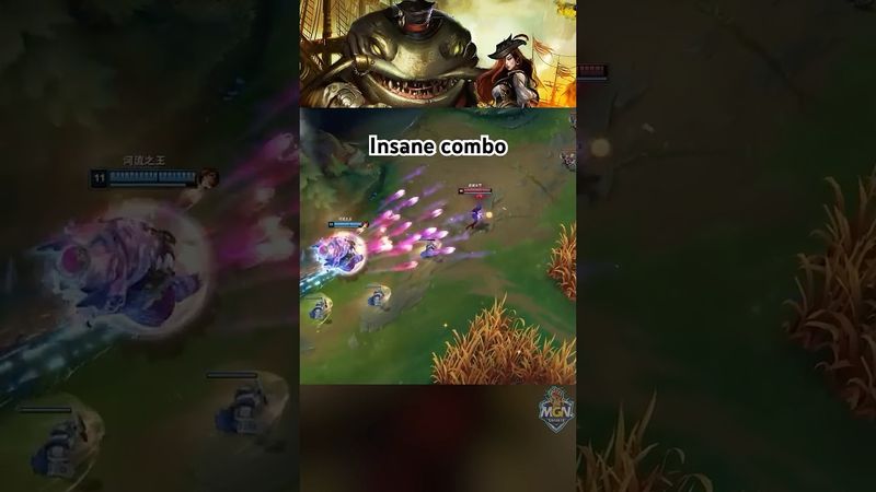 Tahm Kench + Miss Fortune Super Insane Bot Lane Combo | LOL Смішні моменти