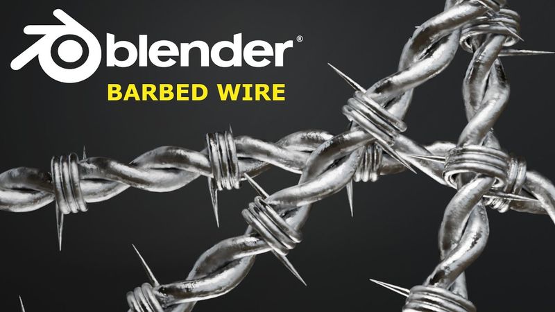 Blender 4.2 | Make Barbed Wire | Beginners
