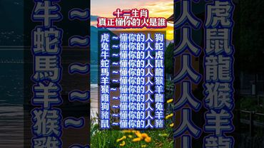 十二生肖 真正懂你的人是誰！#生肖  #運勢  #玄學 #風水