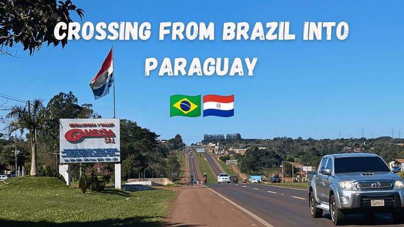 Cycling in Paraguay Part 1 | Crossing the Brazil/Paraguay Border | Cycling South America E34