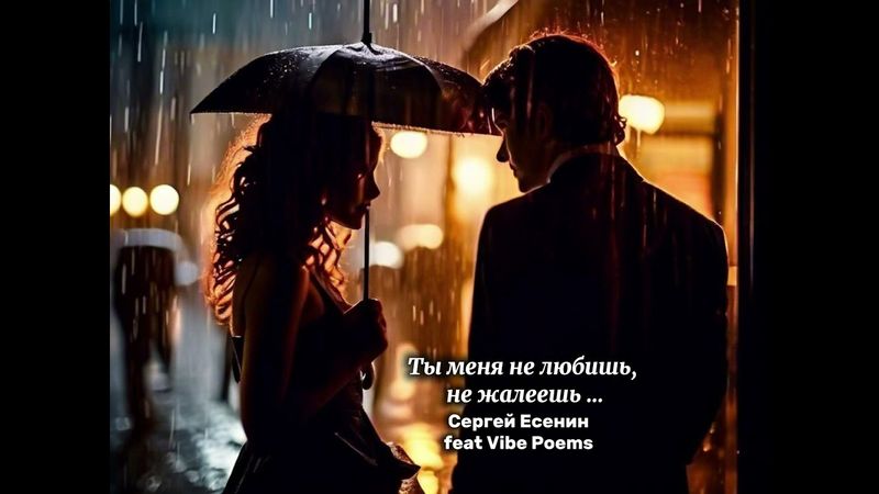 Ты меня не любишь, не жалеешь… Сергей Есенин feat Vibe Poems