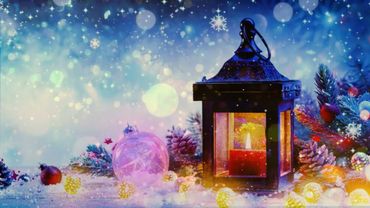 Футаж №75 Рождественский фонарь