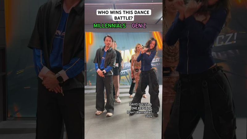 MILLENNIALS OR GEN Z?😁 WHO WINS THIS DANCE BATTLE? #dancevideo #dance #piotrovscy