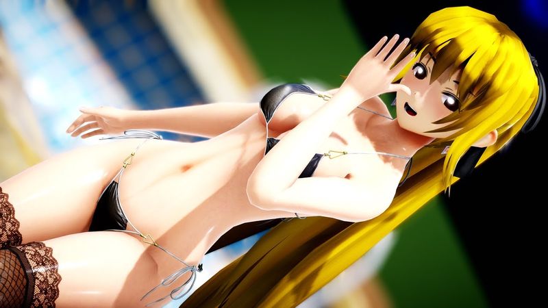 【東方ｍｍｄ】ポニテな紫様に踊ってもらいました【Gimme×Gimme】【４ｋ】