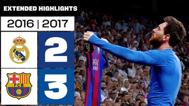 REAL MADRID 2-3 FC BARCELONA 2016/17 | RESUMEN ampliado