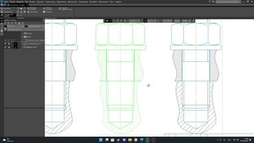 Соединение шпилькой