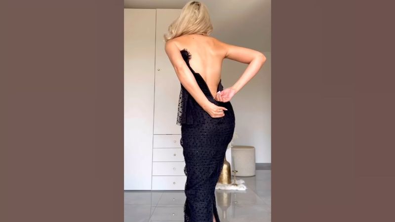 Vestido Adina Strait Bodice | Transparente | Roupas Plus Size | Angelx Dreaming Official