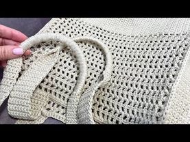 😍Летом сумок много не бывает. Самая модная сумка крючком!