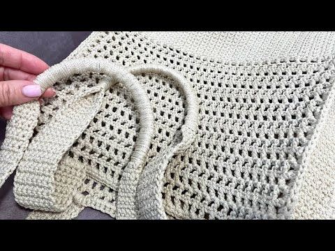 😍Летом сумок много не бывает. Самая модная сумка крючком!