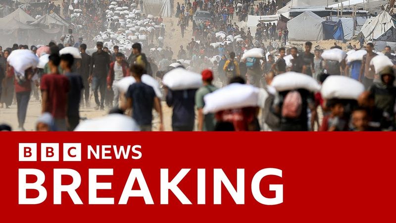 Twenty-six nations condemn Gaza aid killings as Israel launches new ground offensive | BBC News