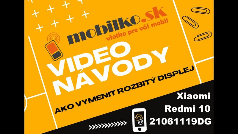 Xiaomi Redmi 10 výmena displeja / Lcd Screen Replacement Xiaomi Redmi 10 (model: 21061119DG)