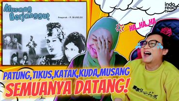 🤣MUSANG BERJANGGUT DALAM PETI‼️MUSANG BERJANGGUT - Part 2 | FILM P.RAMLEE | REACTION | INDOREACTTV