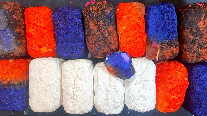 ASMR / Soft Crunchy Purple & Yellow Pasted GC3