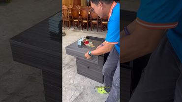 DIY creative wooden furniture with 2 hidden compartments in black cabinet #furniture #hidden #shorts