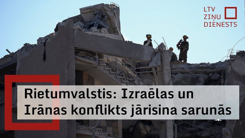 Mēģina panākt diplomātisku risinājumu Irānas un Izraēlas konfliktā