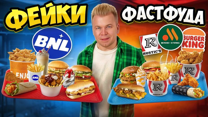 НАГЛЫЙ ФЕЙК Rostic's, Вкусно и Точка, Бургер Кинг - Они повторили ЗА ВСЕМИ! / Фейки Фастфуда - BNL