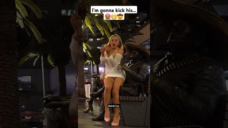 She's gonna kick...🤷🤣 #prank ##funny #fun #mahdi_fun #shorts #viral #explore #jokes #comedy