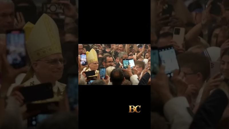 ‘I am Roman,’ Pope Leo says, as he becomes the bishop of Rome