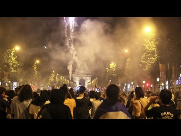Two people killed and hundreds arrested in France during Champions League win celebrations