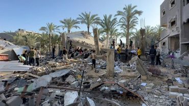 Deadly Israeli strike reduces house to rubble in Gaza's Deir El-Balah | AFP