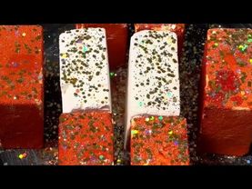 Powdery Orange & Fresh White Chalk