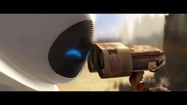Eve Fixes Wall-E, Shows That She Loves Him