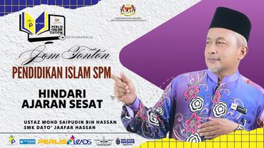 PERLIS ONLINE TUITION (POT2025) : PEND. ISLAM SPM (HINDARI AJARAN SESAT)