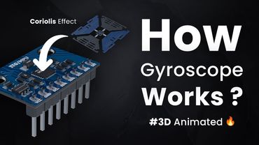 How Gyroscope Sensor Works ?  | 3D Animated 🔥