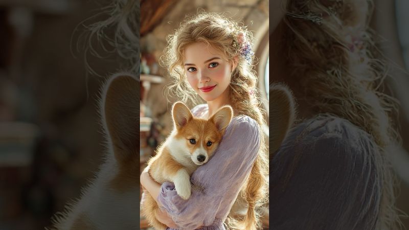 Princess with Puppies! 🐶 #disney