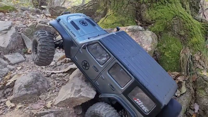 1/8 Rubicon mountain rock crawling #1