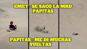 PAPITAS SE SACA LA MRD HACIENDO SANDBOARD