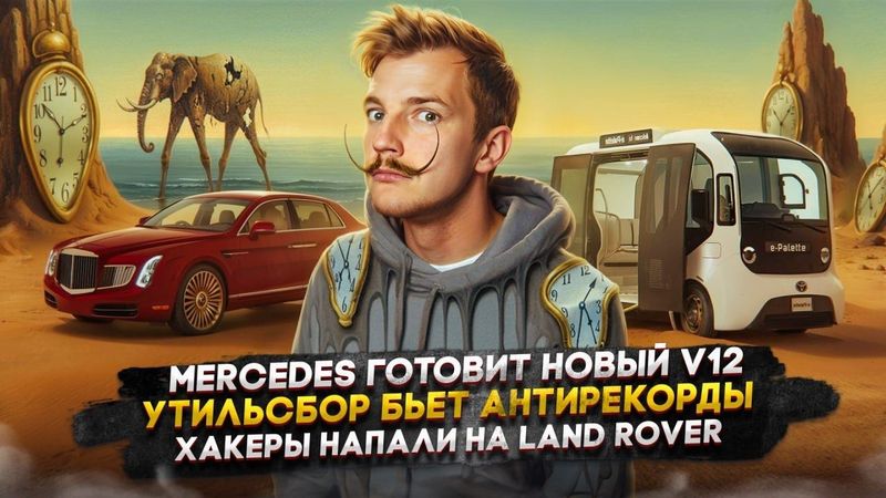 Mercedes готовит новый V12 | Утильсбор бьет антирекорды | Хакеры напали на Land Rover