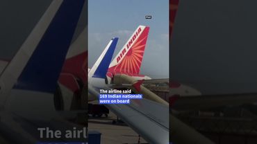 London-bound plane crashes in India with 242 on board | AFP #shorts