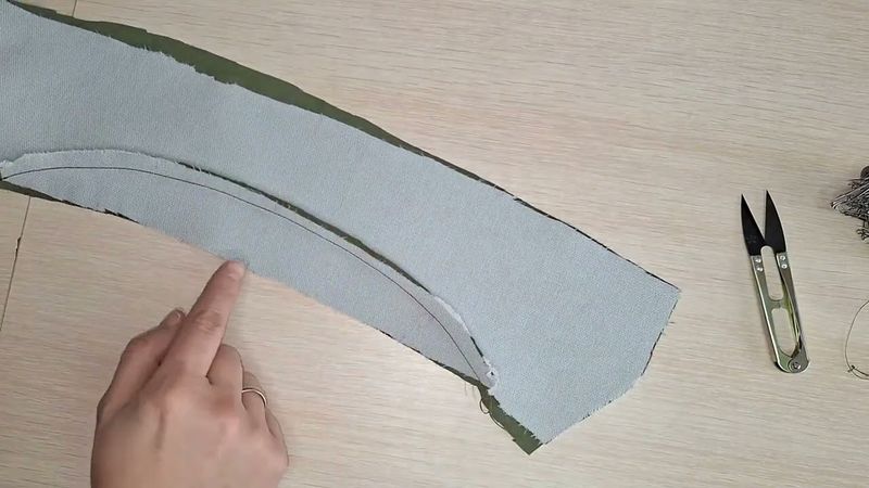 Пошив жакета  Обработка воротника