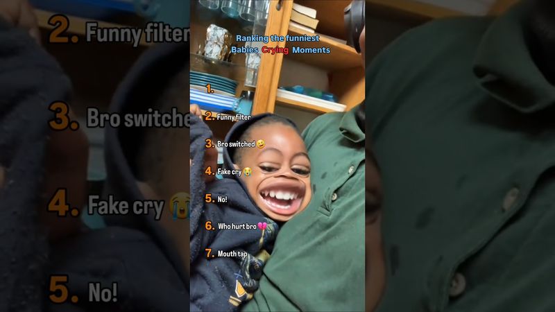 Ranking the funniest babies crying moments