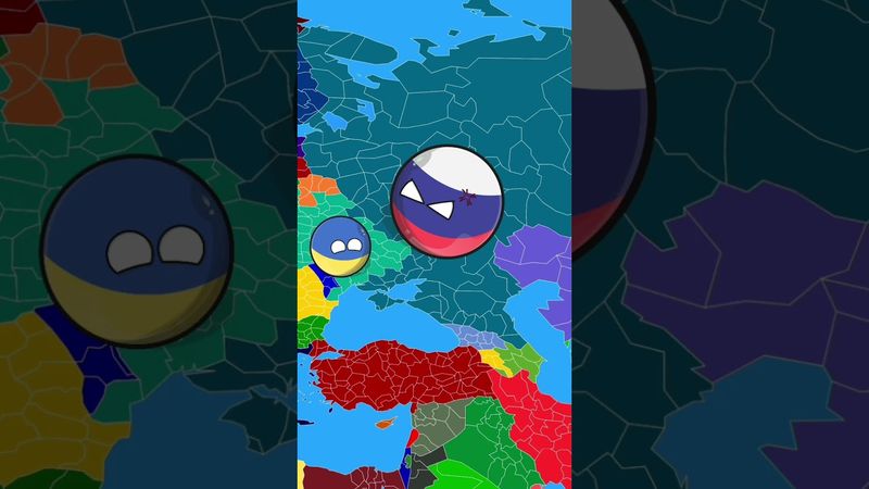 Война между Беларусью и Украиной (часть 1) #shorts #countryballs #рекомендации