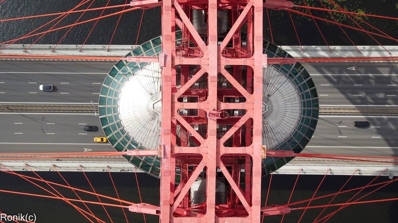 Живописный мост г.Москва/Givopisniy bridge Moscow dji mavic mini