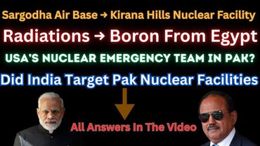 Nuclear Radiation Leak  → Kirana Hills Nuclear Facility → Boron From Egypt | Truth Exposed