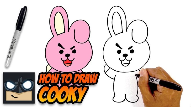 How to Draw BT21 | Cooky | Step-by-Step Tutorial for Beginners