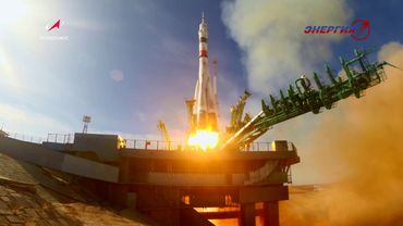 Старт космического корабля "Союз МС-17"