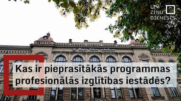 Šavalgina: Profesionālās izglītības iestādēs ir pieejamas apmēram 1300 brīvas vietas